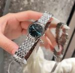 Omega De Ville 27.5mm Imported Quartz Movement Black/Blue Dial Women Watch